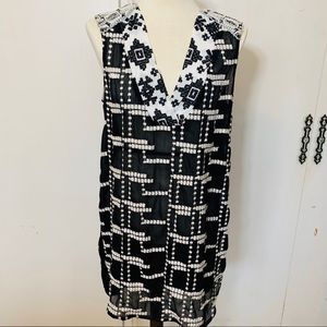 Anthropologie Tiny Embroidery Boho Blouse